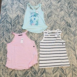 A lot of 3 New Abercrombie & Fitch tank tops